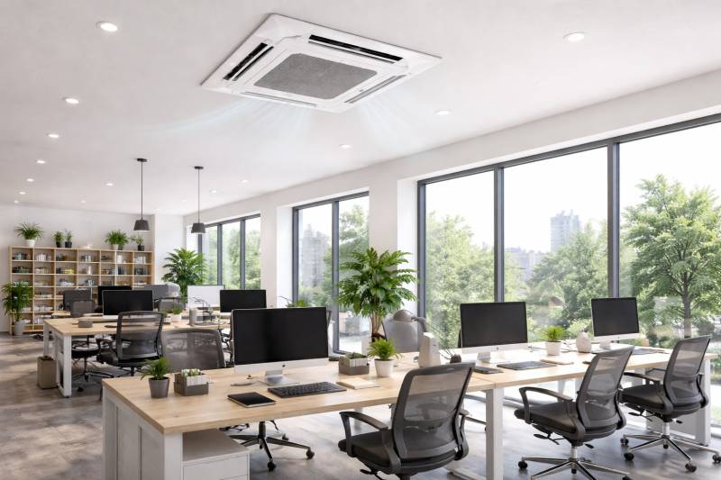 Solution de climatisation cassette par Les climaticiens toulousains