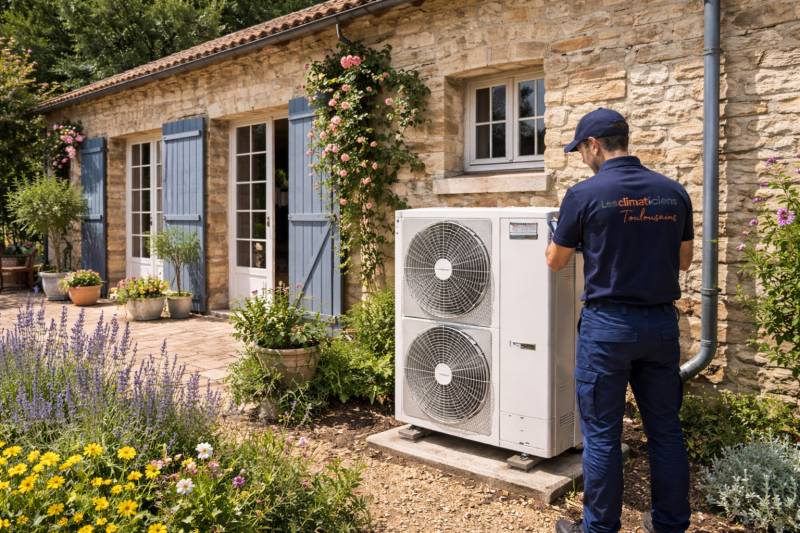 Pompe à chaleur air-eau pour maison ancienne à Toulouse : allier confort et rénovation énergétique