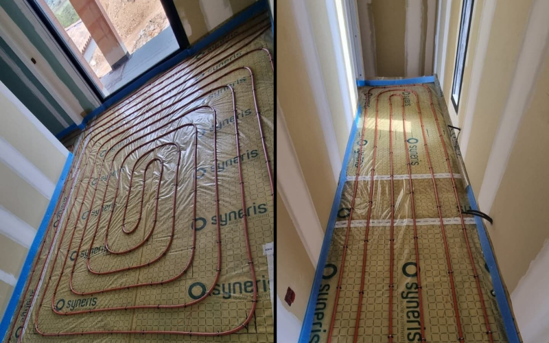 Mise en place d'un plancher chauffant avec une pompe à chaleur à Toulouse